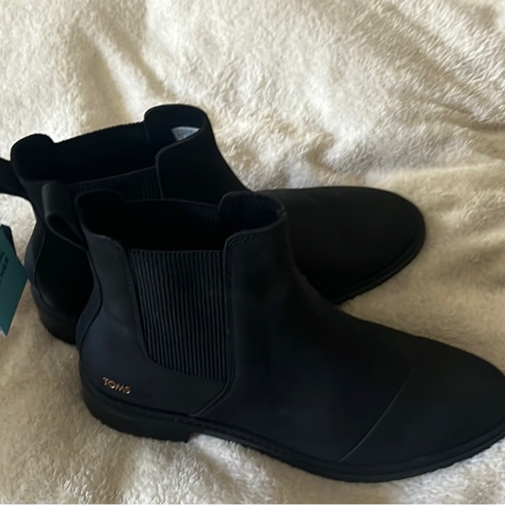 TOMS Women's Black Charlie Bootie